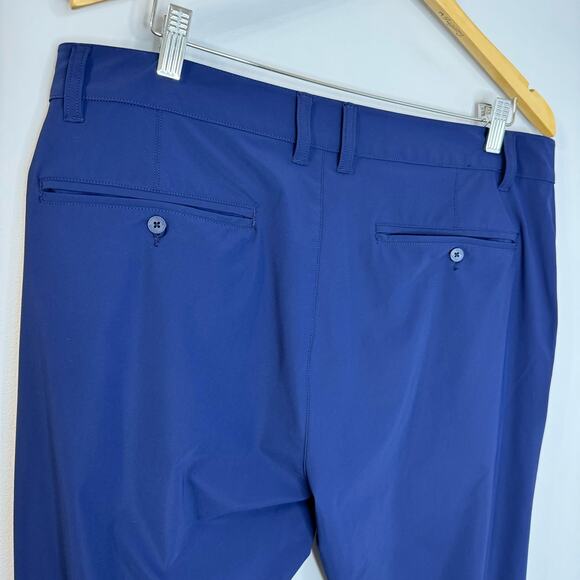 Rhone Resort Pant Navy Stretch Commute Business Casual Travel Men's 36x28 - Picture 3 of 13